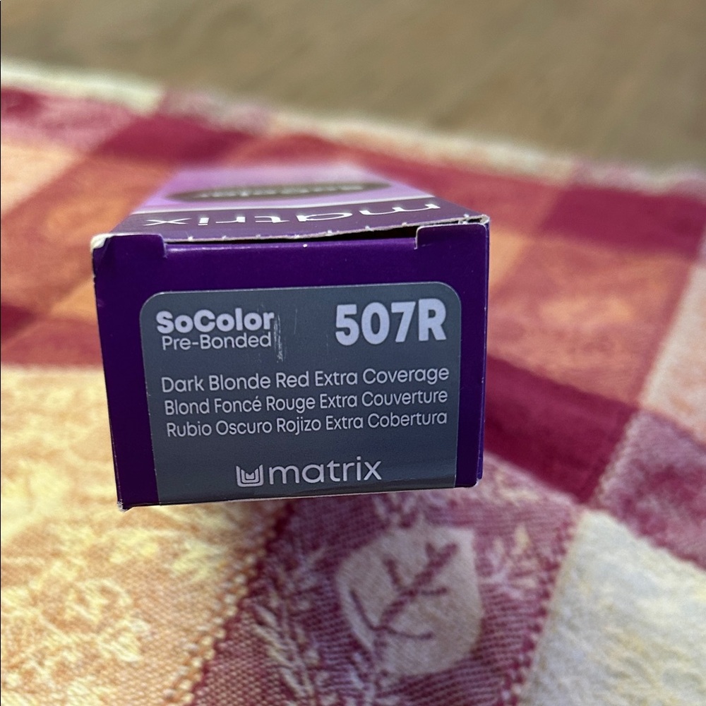 Matrix SoColor 507R Dark Blonde Red Hair Color